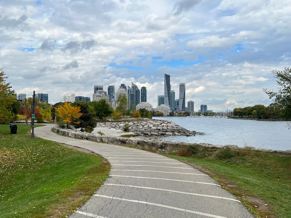 High-rise waterfront condominiums in Mimico